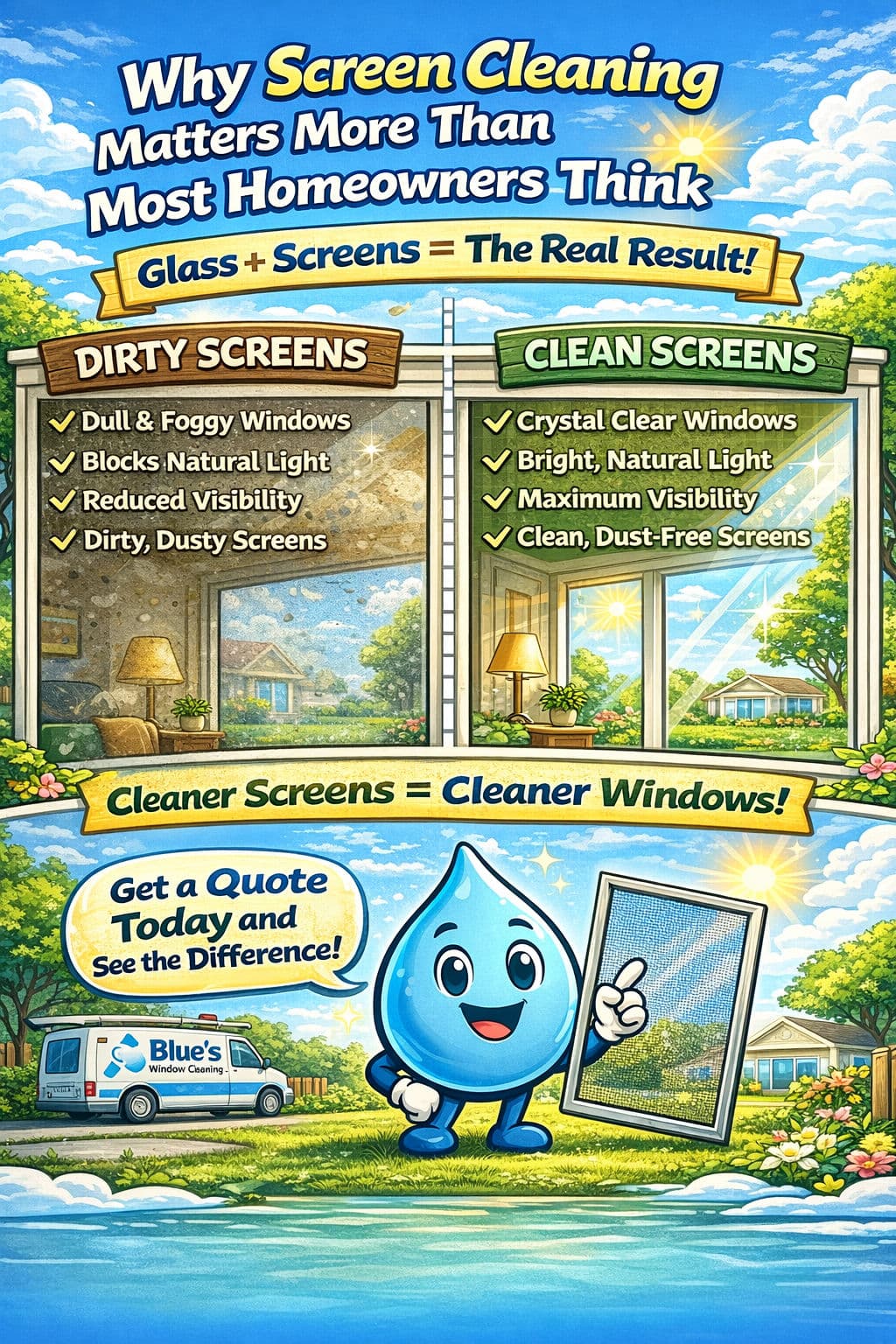 Why Screen Cleaning Matters More Than Most Homeowners Think image