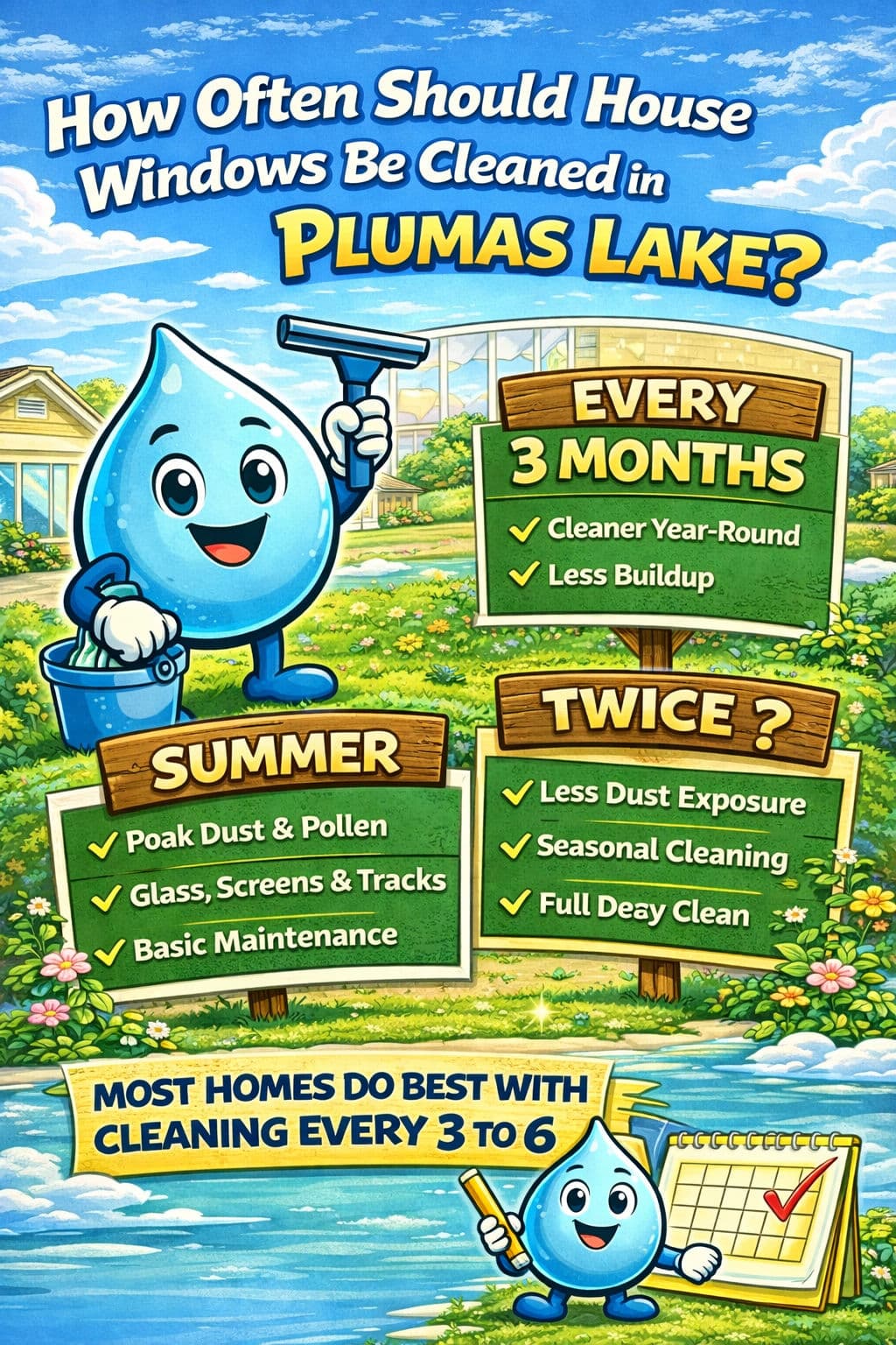 Blog post How Often Should House Windows Be Cleaned in Plumas Lake? image