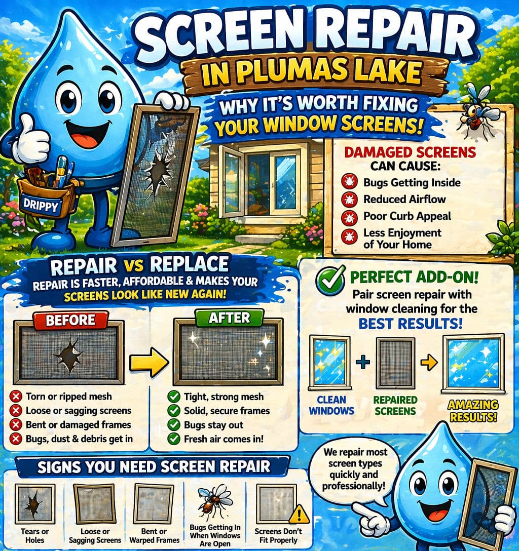 Screen Repair in Plumas Lake: Why It’s Worth Fixing Your Window Screens image