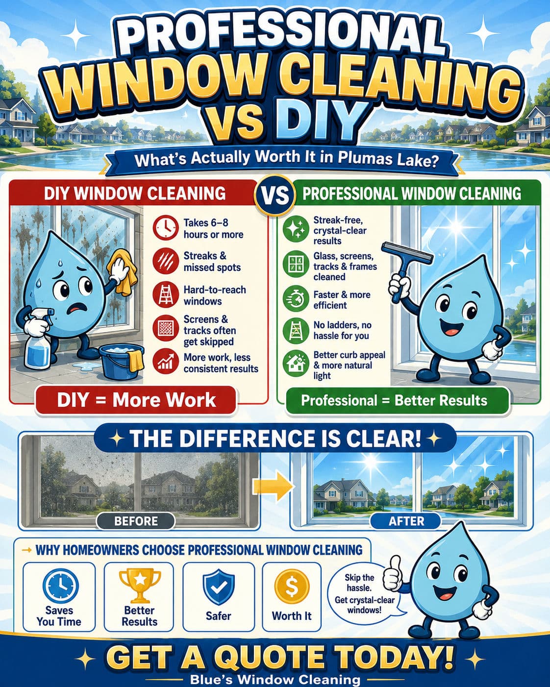 Professional Window Cleaning vs DIY: What’s Actually Worth It? image