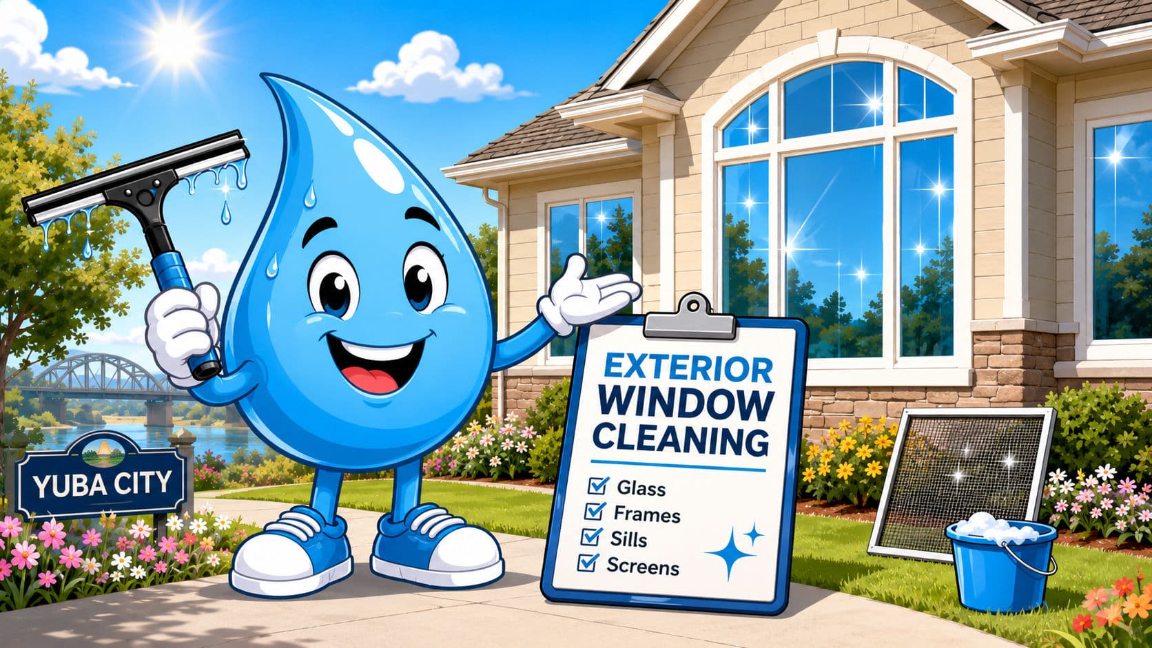 Exterior Window Cleaning in Yuba City: What’s Included? image