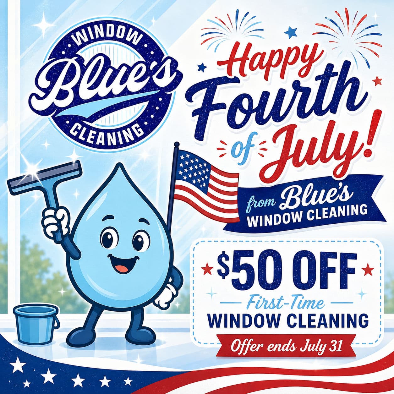 $50 Off First-Time Window Cleaning in Plumas Lake, Marysville, Yuba City & Nearby Areas image