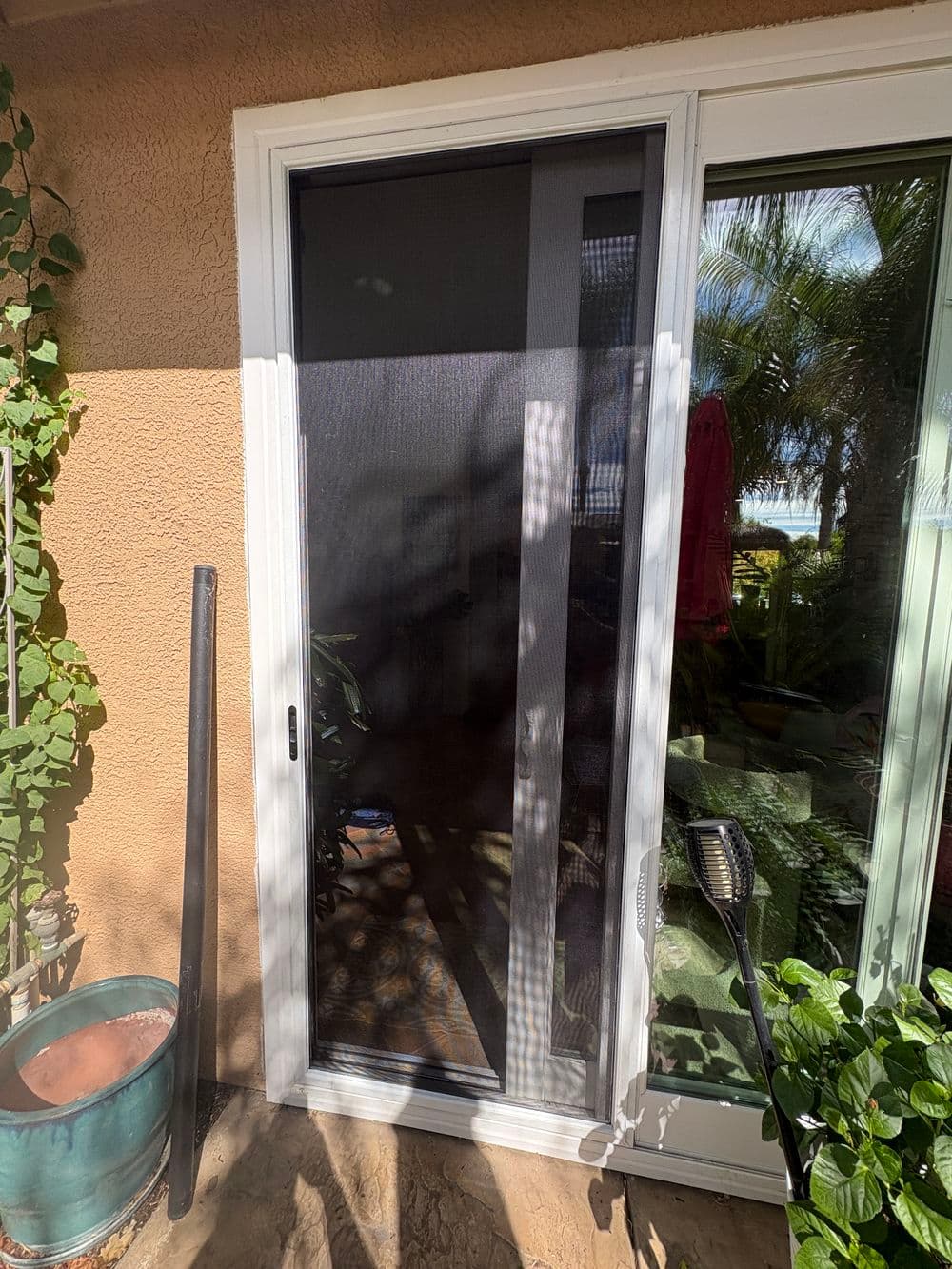 Slider Doors and Window Screens Rescreened with Pet Resistant Mesh in Plumas Lake image