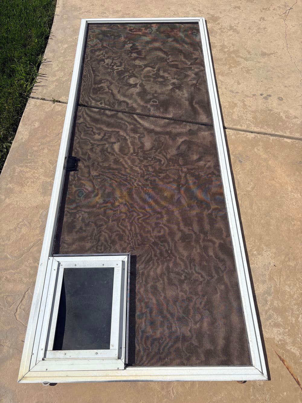 Gallery photos for Pet Resistant Slider Re-Screening in Olivehurst CA: Image #1