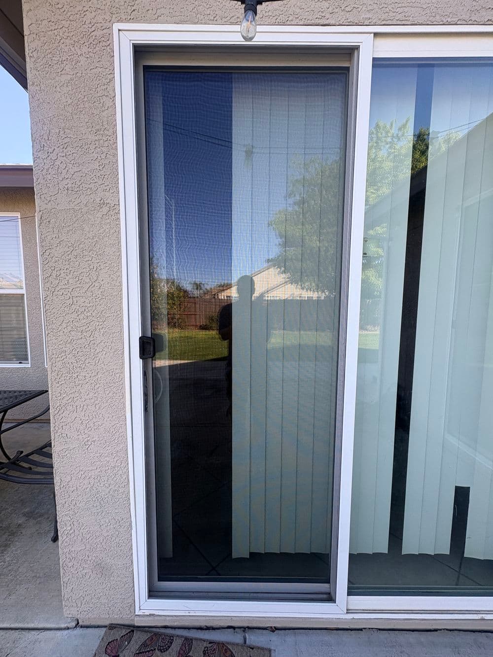 Gallery photos for Sliding Screen Door Re-Screen on a Patio Door in Plumas Lake: Image #1
